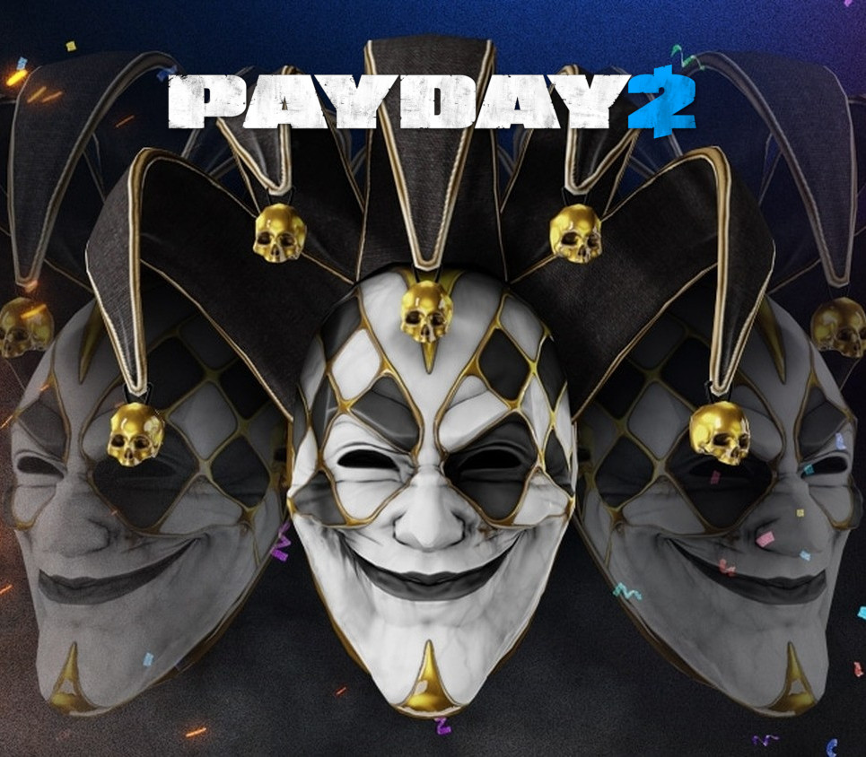 PAYDAY 2 - 10th Anniversary Jester Mask DLC Steam CD Key Logo
