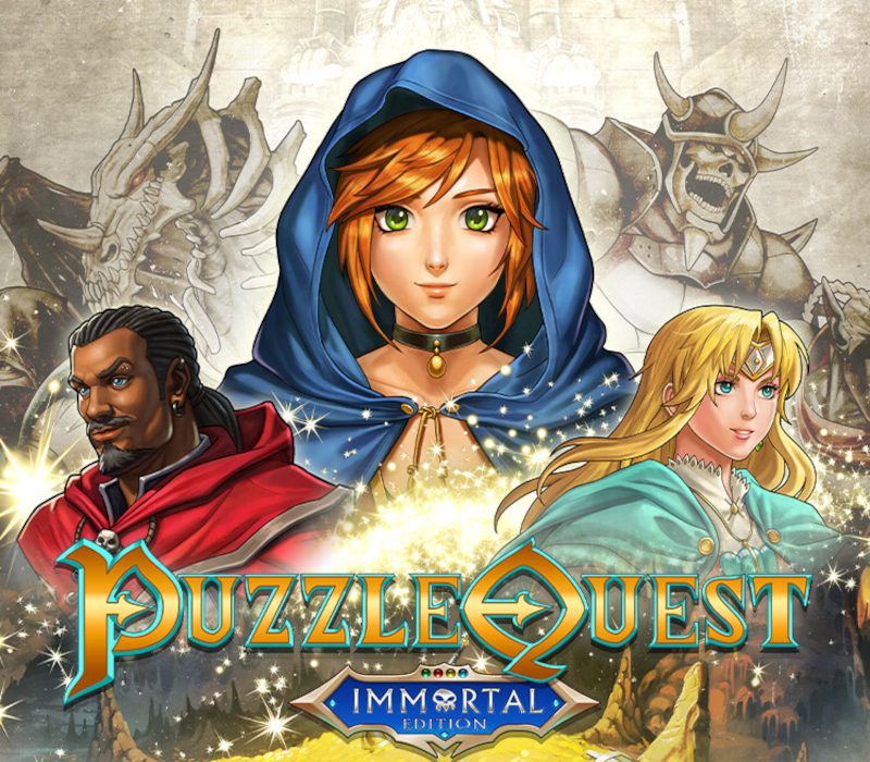 Puzzle Quest: Immortal Edition EU PC Steam CD Key Logo