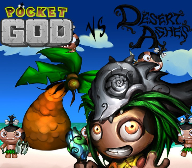 Pocket God vs Desert Ashes Steam CD Key Logo