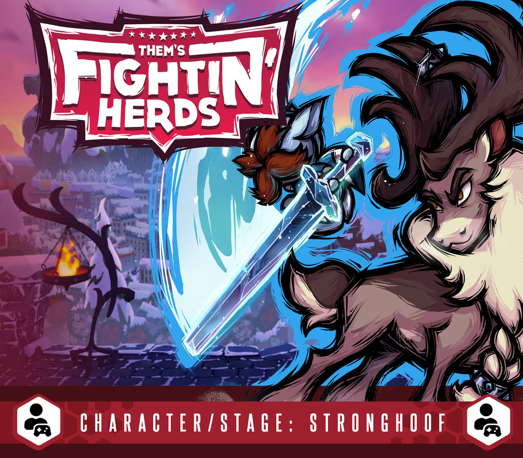 Them's Fightin' Herds - Character/Stage: Stronghoof DLC Steam CD Key Logo
