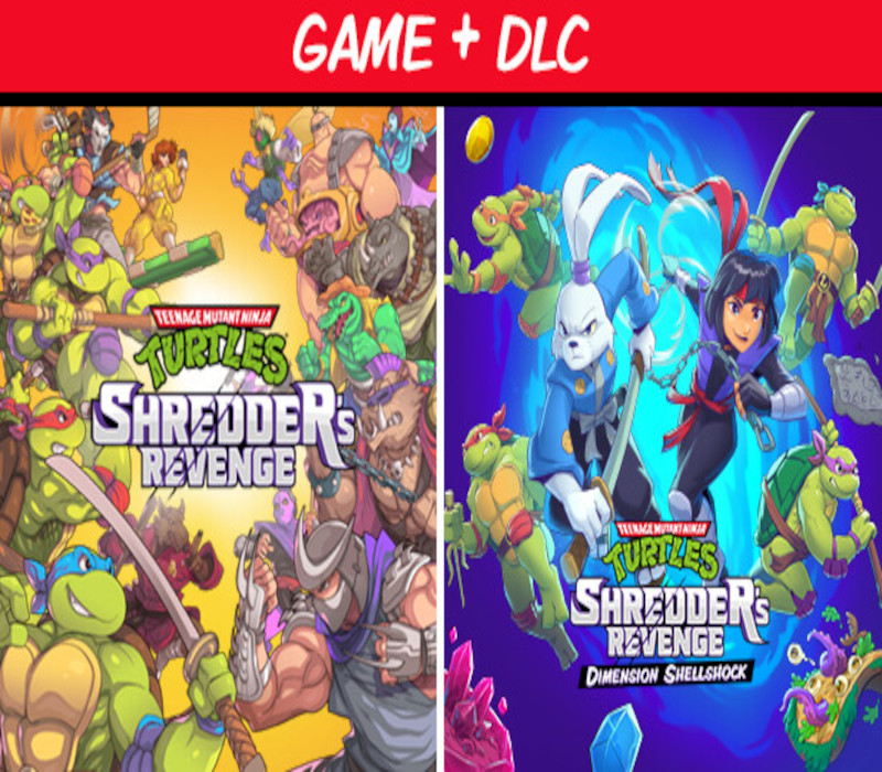 Teenage Mutant Ninja Turtles: Shredder's Revenge + DLC Bundle Steam CD Key Logo