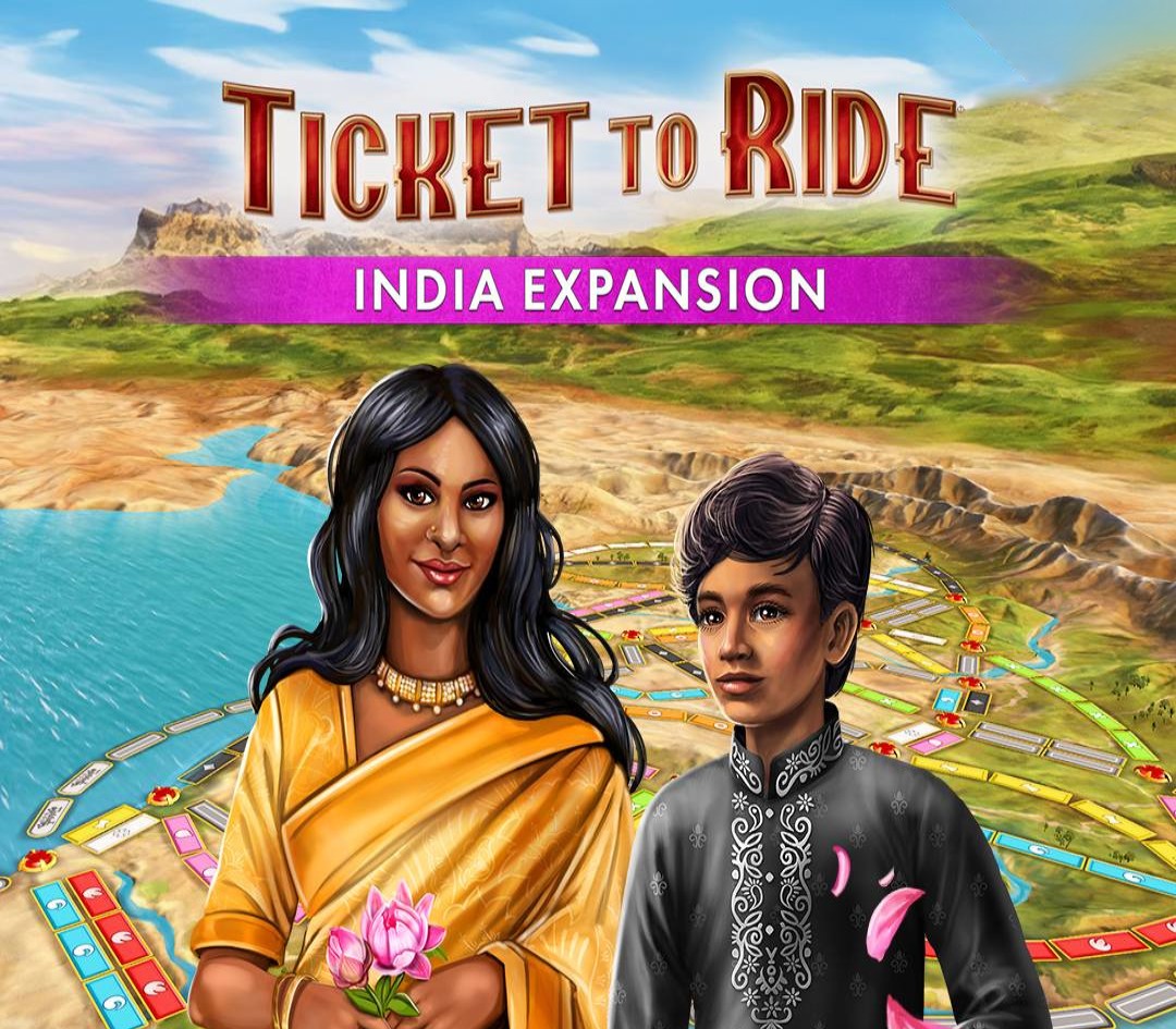Ticket to Ride - India Expansion DLC PC Steam CD Key Logo