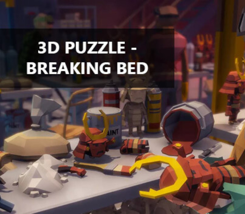 3D PUZZLE - Breaking Bed PC Steam CD Key Logo