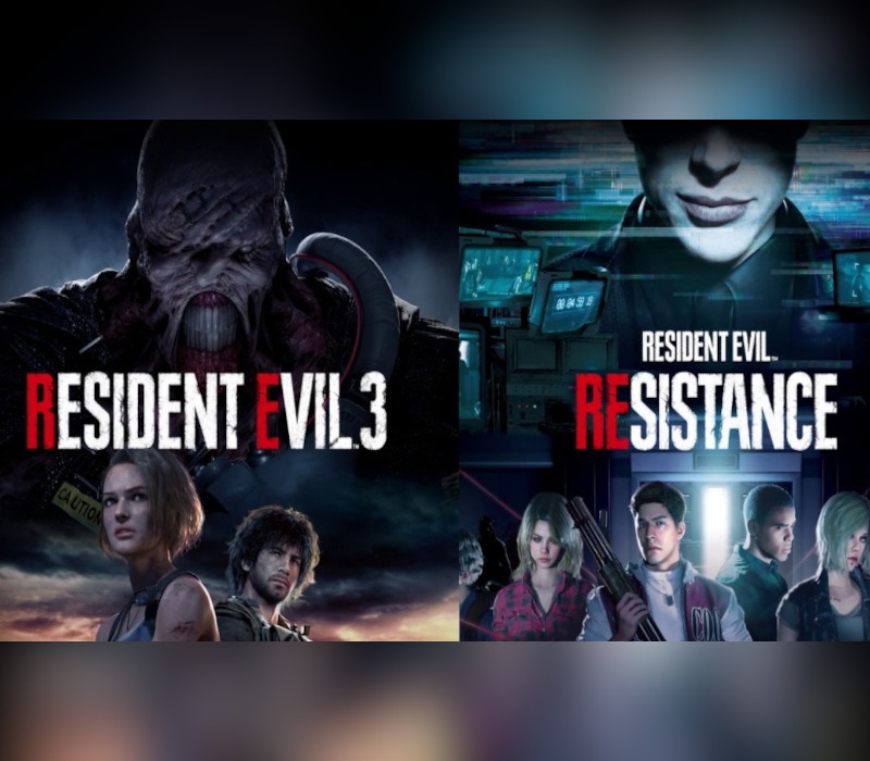 Resident Evil 3 + Resident Evil Resistance Bundle PC Steam CD Key Logo