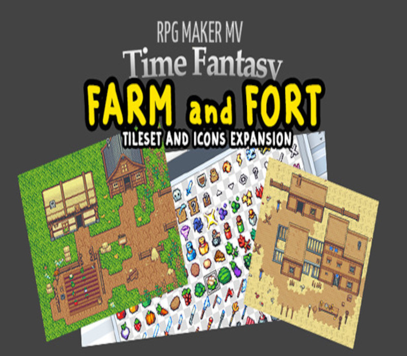 RPG Maker MV - Time Fantasy: Farm and Fort DLC EU Steam CD Key Logo