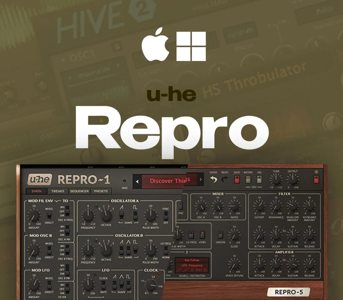 u-he Repro PC/MAC Key Logo