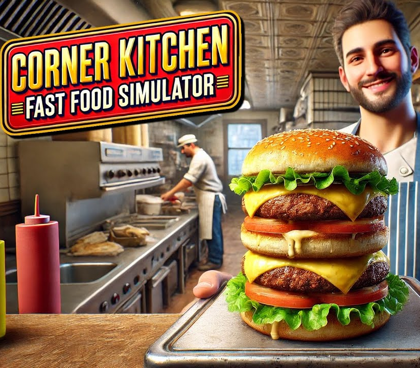 Corner Kitchen Fast Food Simulator NA PS5 CD Key Logo
