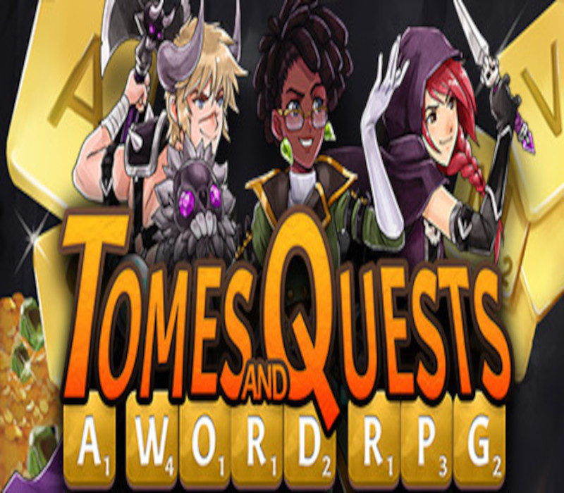 Tomes and Quests: A Word RPG Steam CD Key Logo