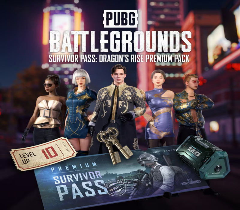 PUBG - Survivor Pass: Dragon's Rise Premium Pack DLC AR XBOX One / Xbox Series X|S CD Key Logo