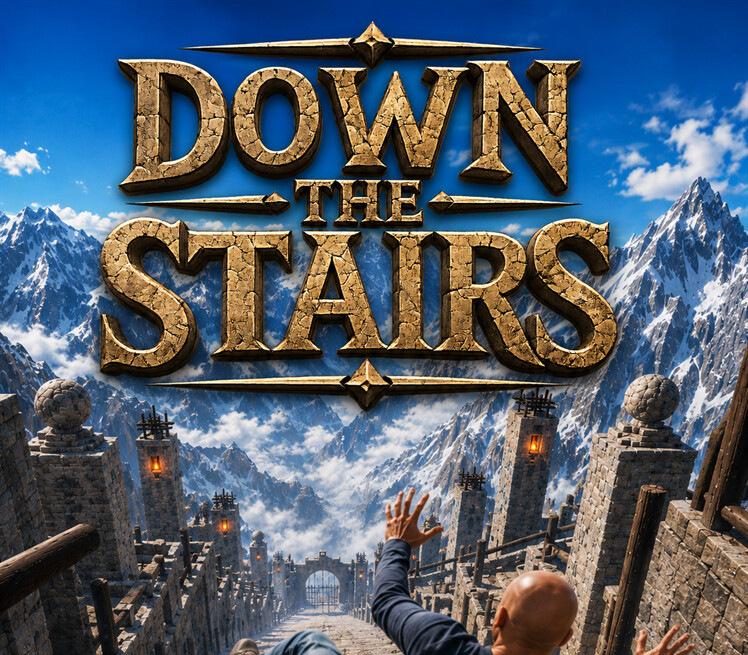 Down The Stairs: The Game PC Steam CD Key Logo