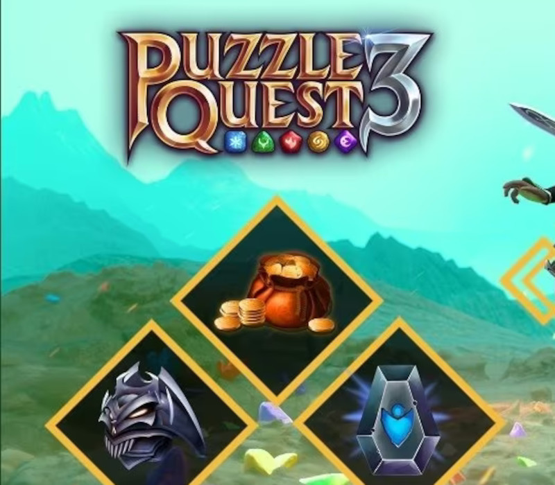 Puzzle Quest 3 - Green Knight's Gear Bundle DLC XBOX One / Xbox Series X|S CD Key Logo