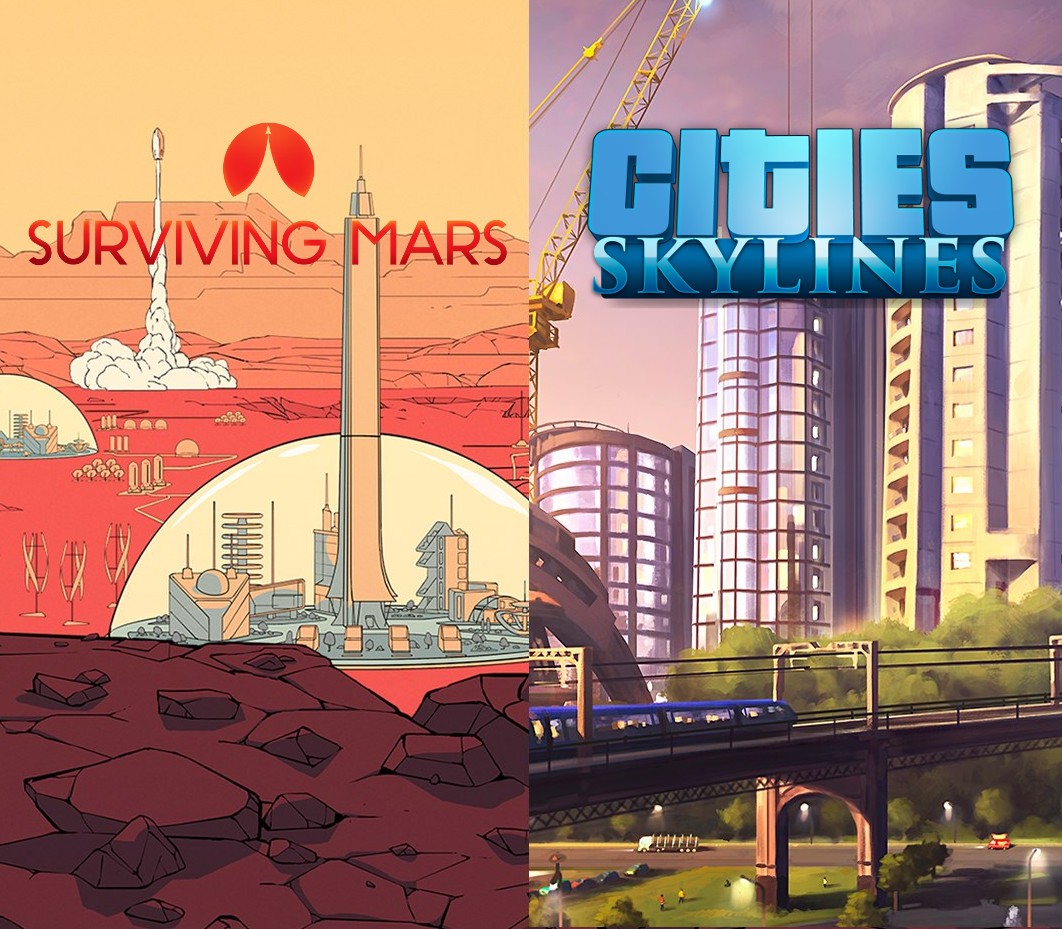 Cities: Skylines + Surviving Mars AU XBOX One / Xbox Series X|S CD Key Logo