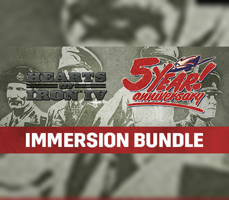 Hearts of Iron IV: Immersion Bundle Steam CD Key Logo