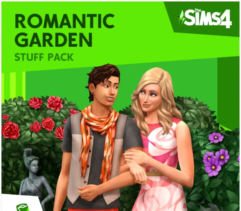 The Sims 4 - Romantic Garden Stuff DLC EU PC EA App CD Key Logo
