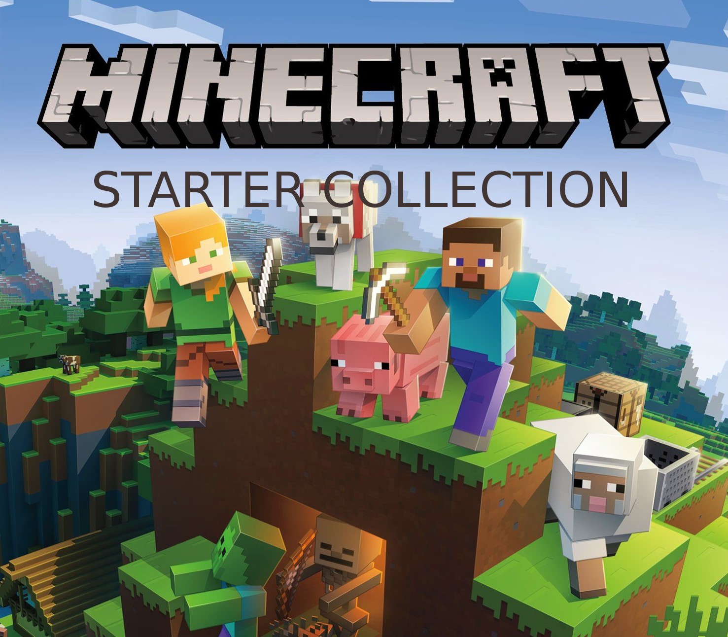 Minecraft Starter Collection EU XBOX One CD Key Logo