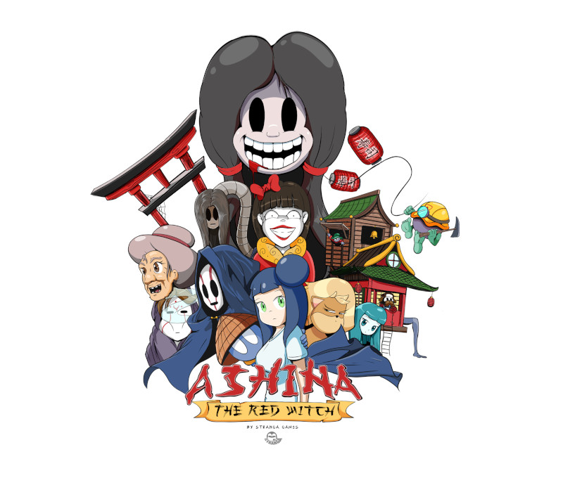 Ashina: The Red Witch EU PC Steam CD Key Logo