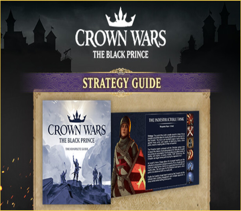 Crown Wars: The Black Prince - Strategy Guide DLC PC Steam CD Key Logo