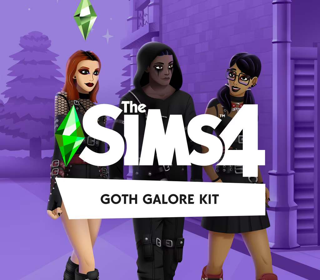 The Sims 4 - Goth Galore Kit DLC EA App CD Key Logo