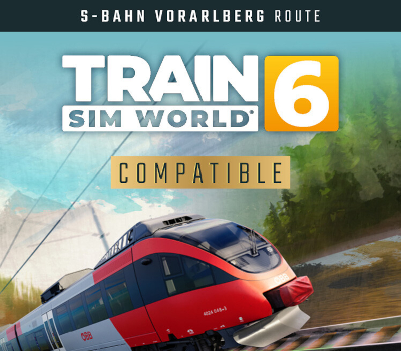 Train Sim World 6 - S-Bahn Vorarlberg: Lindau - Bludenz Route Add-On DLC EU XBOX One / Xbox Series X|S / PC CD Key Logo