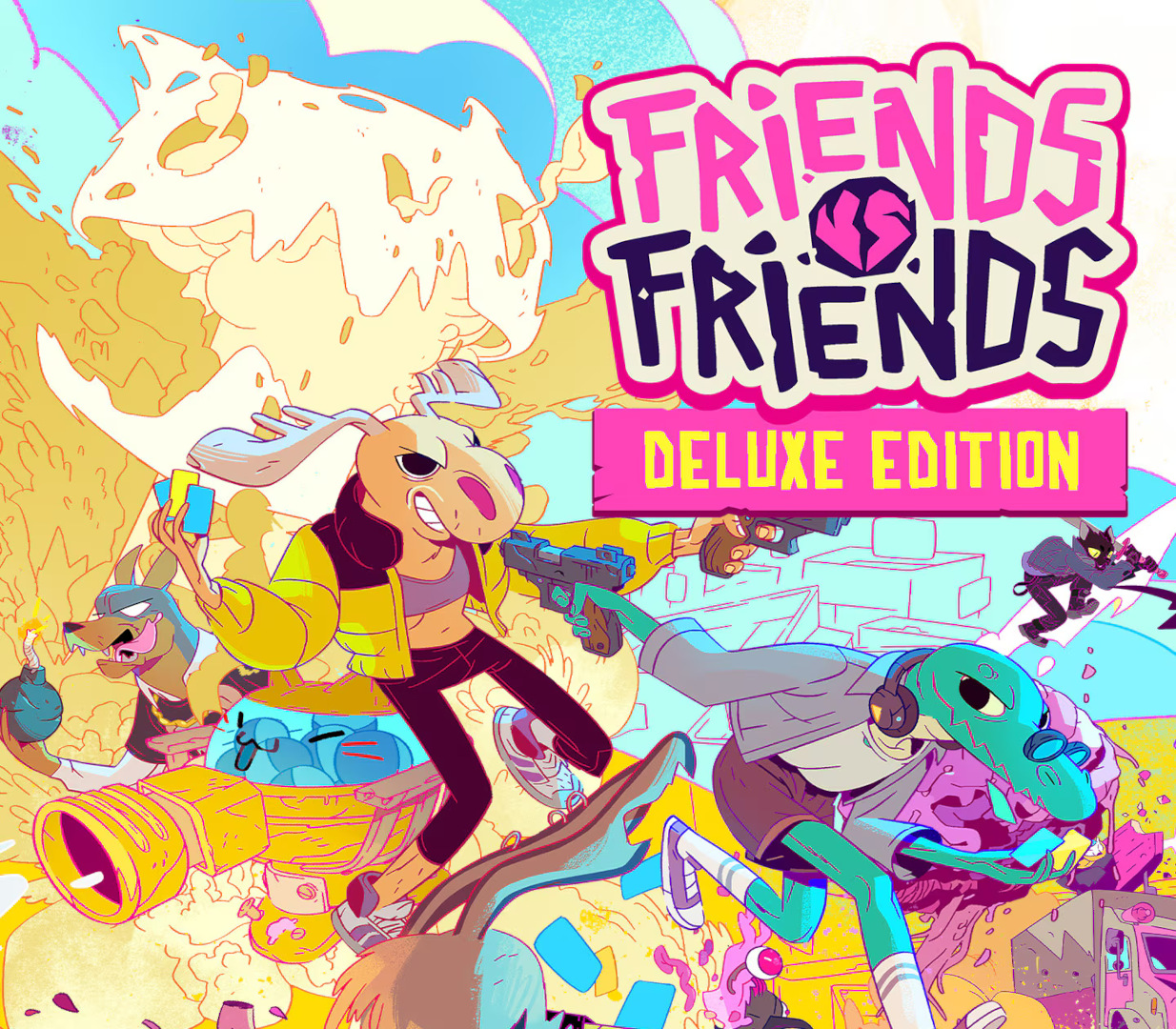 Friends vs Friends: Deluxe Edition RoW PC Steam CD Key Logo