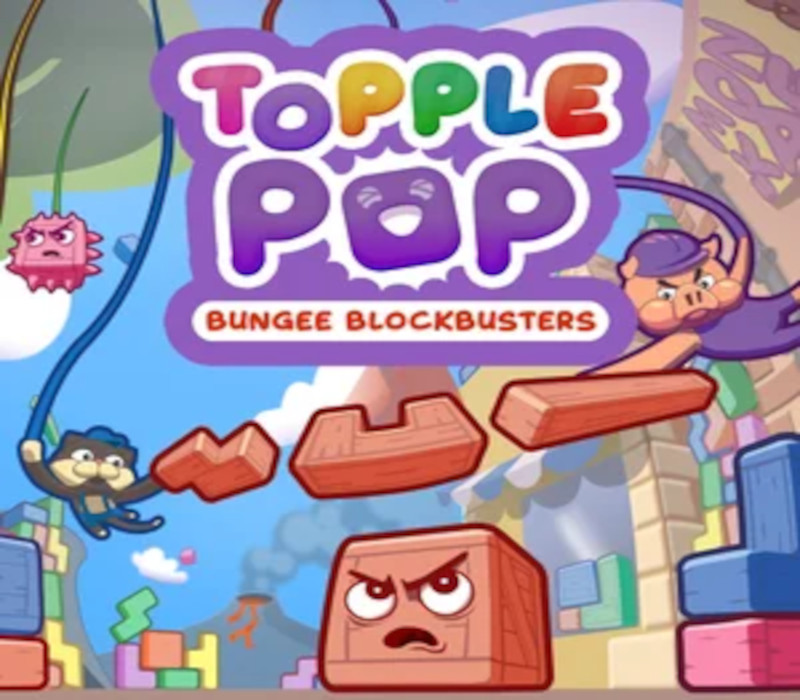 TopplePOP: Bungee Blockbusters PC Steam CD Key Logo