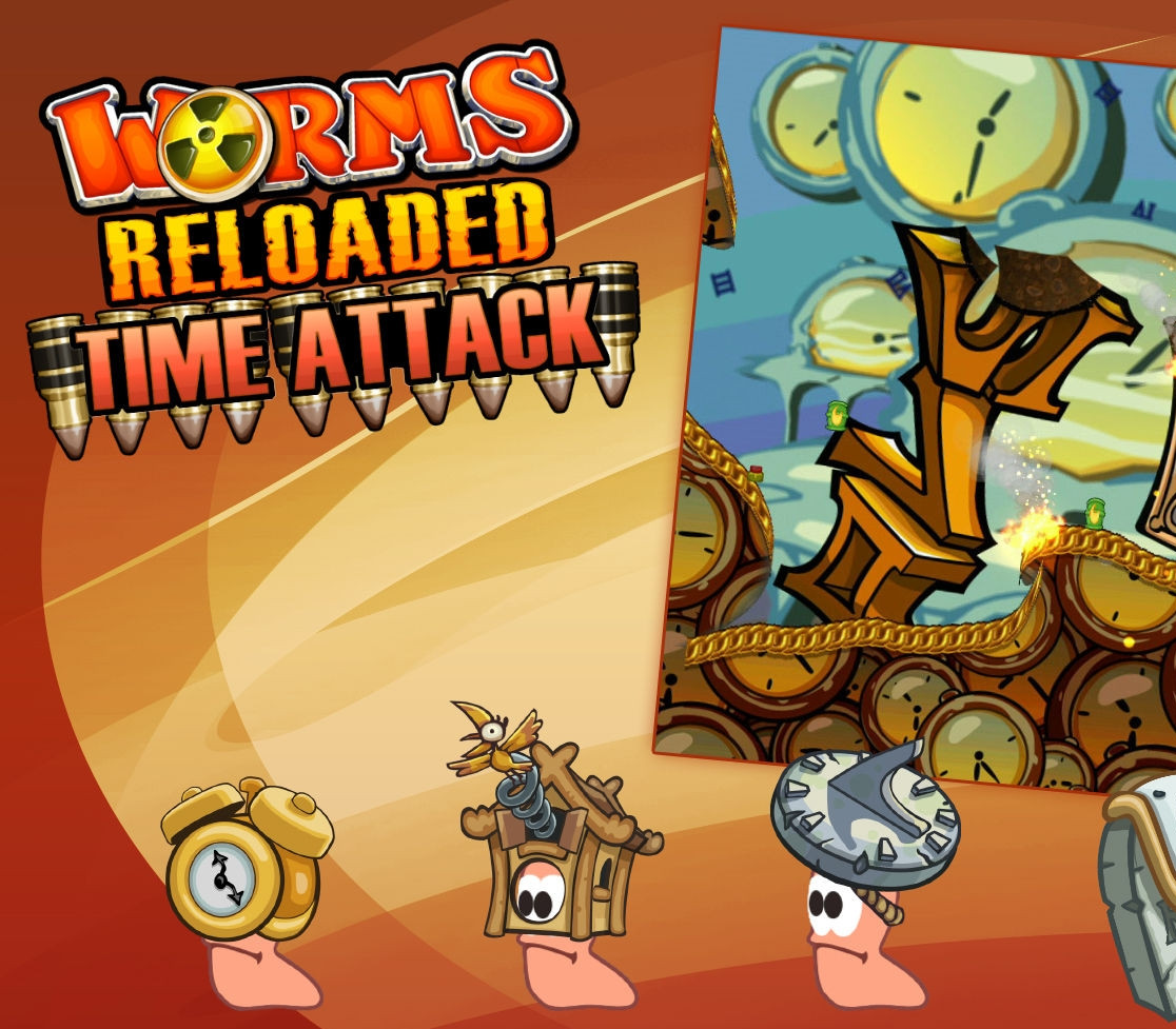 Worms Reloaded - Time Attack Pack DLC PC Steam CD Key Logo