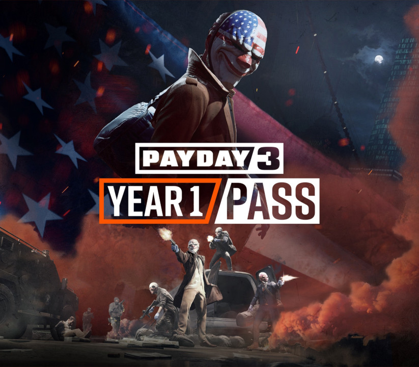 PAYDAY 3 - Year 1 Pass DLC PC Steam CD Key Logo
