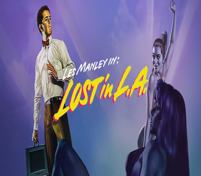 Les Manley in: Lost in L.A. Steam CD Key Logo