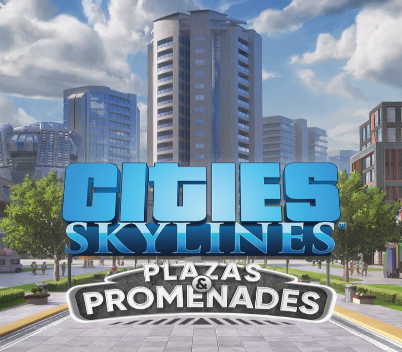 Cities: Skylines - Plazas & Promenades DLC Steam CD Key Logo