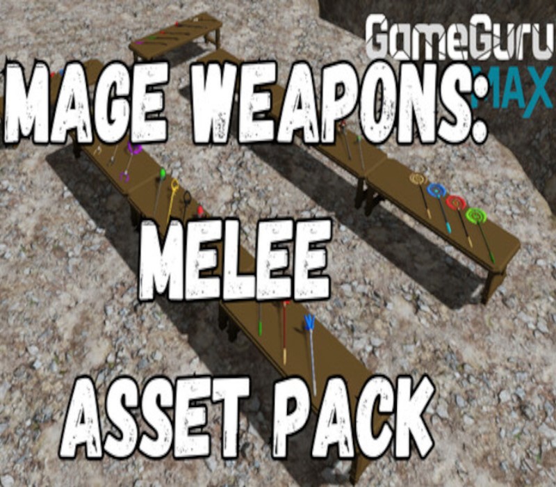 GameGuru MAX - Low Poly Asset Pack - Mage Weapons: Melee DLC PC Steam CD Key Logo