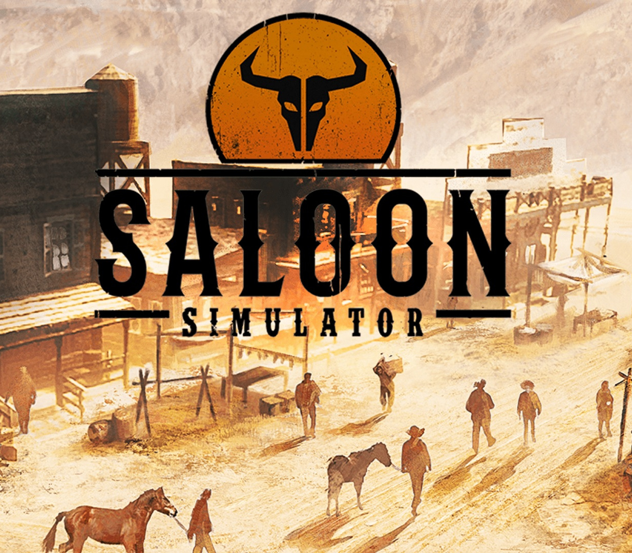 Saloon Simulator PC Steam CD Key Logo