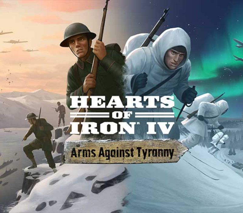 Hearts of Iron IV - Arms Against Tyranny DLC PC Steam CD Key Logo