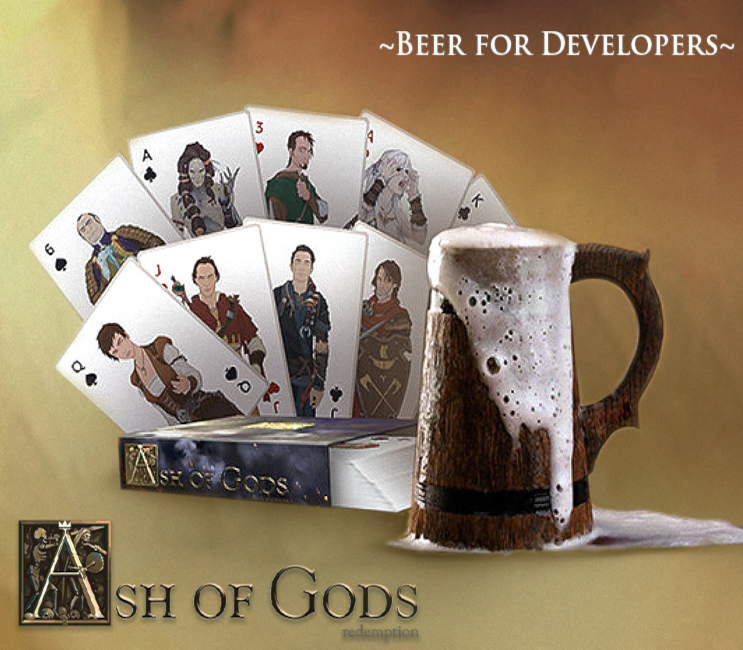 Ash of Gods - Beer for Developers DLC PC Steam CD Key Logo