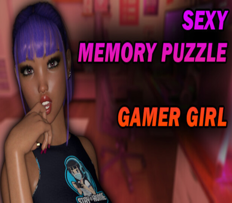 Sexy Memory Puzzle - Gamer Girl PC Steam CD Key Logo