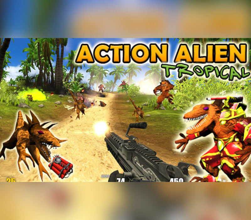 Action Alien: Tropical Steam CD Key Logo