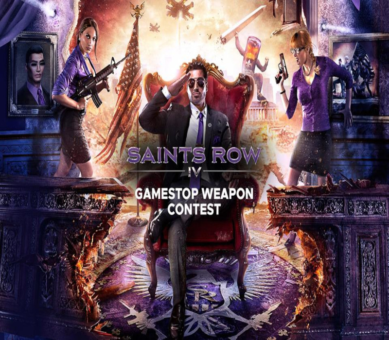 Saints Row IV - Gamestop Weapon Contest DLC Steam CD Key Logo