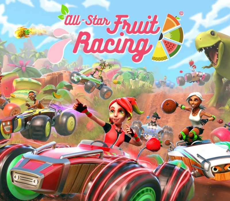 All-Star Fruit Racing EU PC Steam CD Key Logo