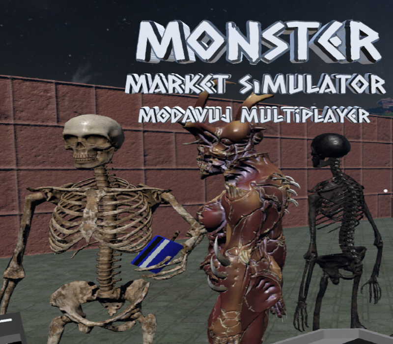 Monster Market Simulator Modavuj Multiplayer PC Steam CD Key Logo