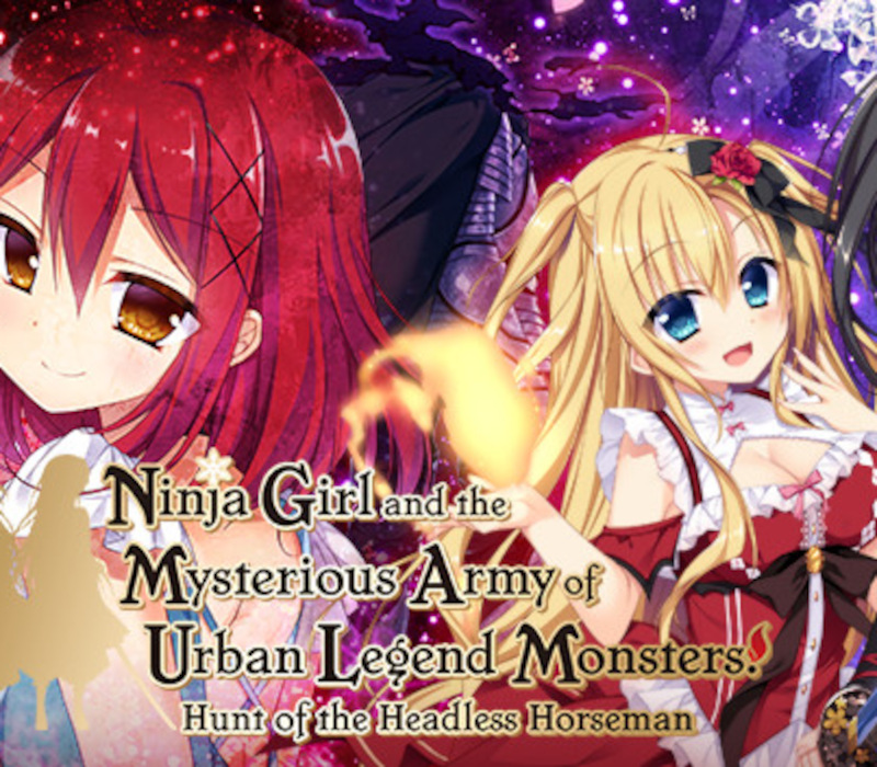 Ninja Girl and the Mysterious Army of Urban Legend Monsters! ~Hunt of the Headless Horseman~ PC Steam CD Key Logo