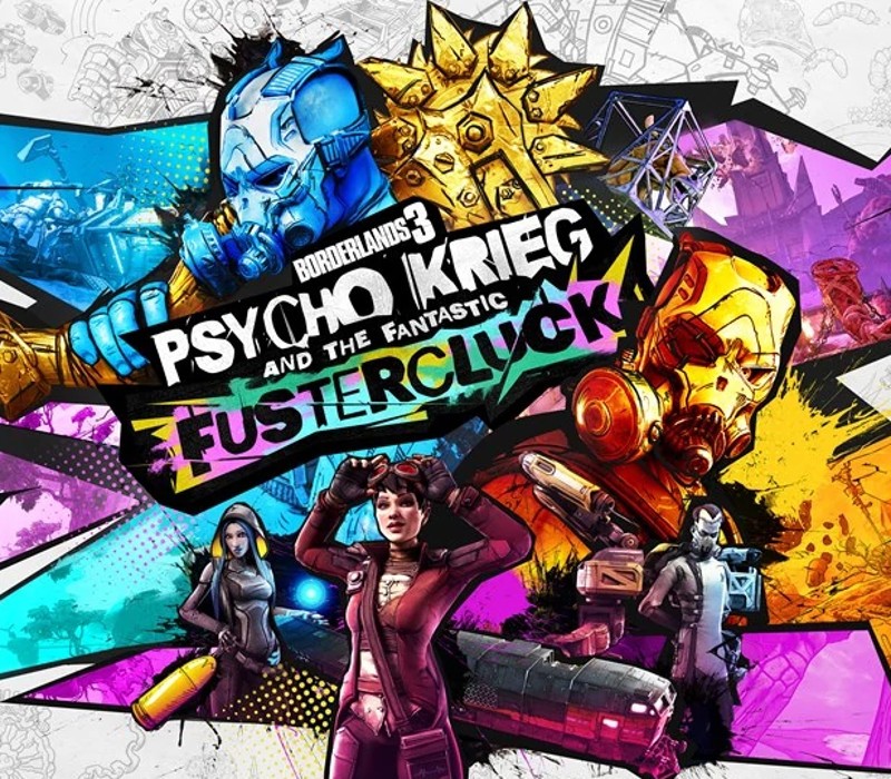 Borderlands 3 - Psycho Krieg and the Fantastic Fustercluck DLC EU Steam CD Key Logo