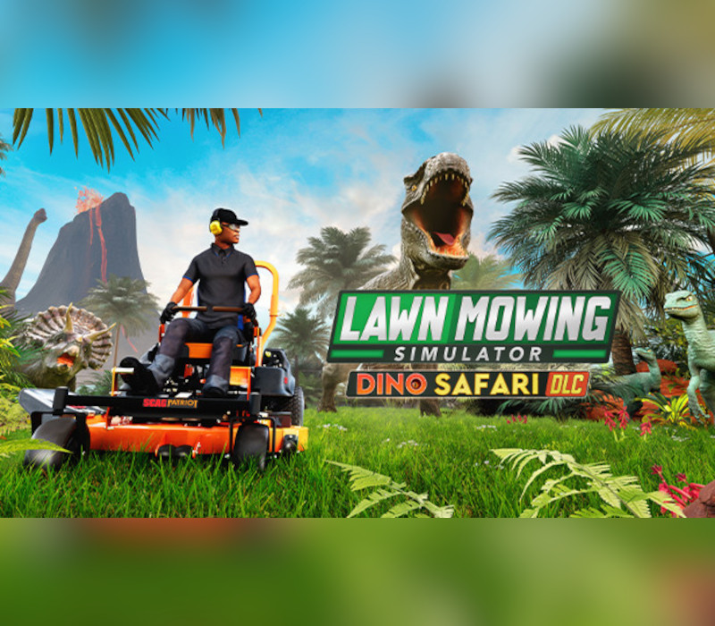 Lawn Mowing Simulator - Dino Safari DLC Steam CD Key Logo