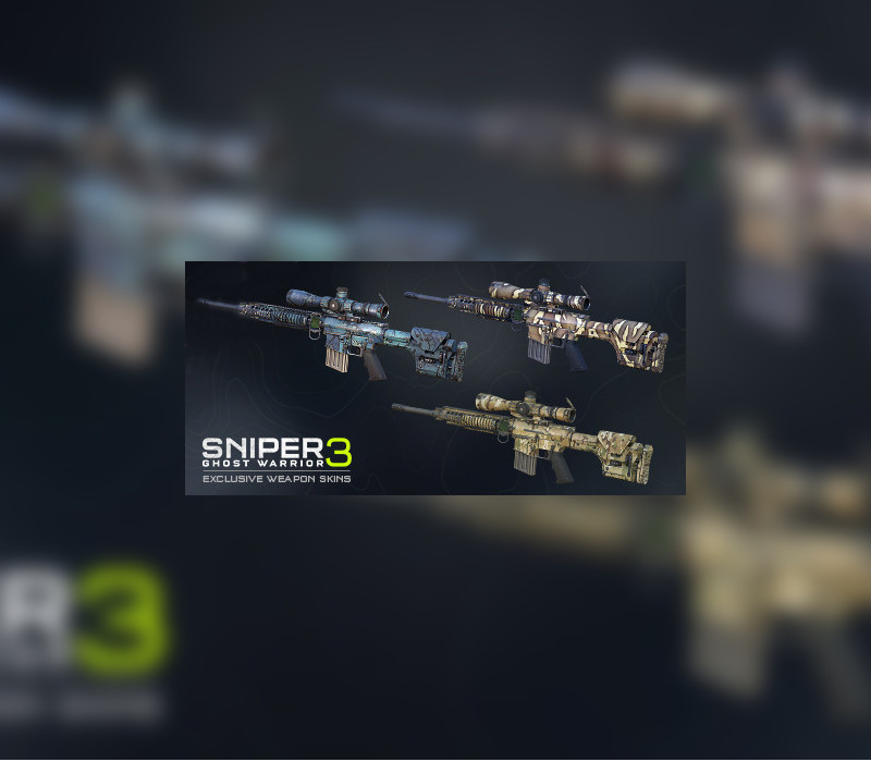 Sniper Ghost Warrior 3 - Hexagon Ice weapon skin pack DLC Steam CD Key Logo
