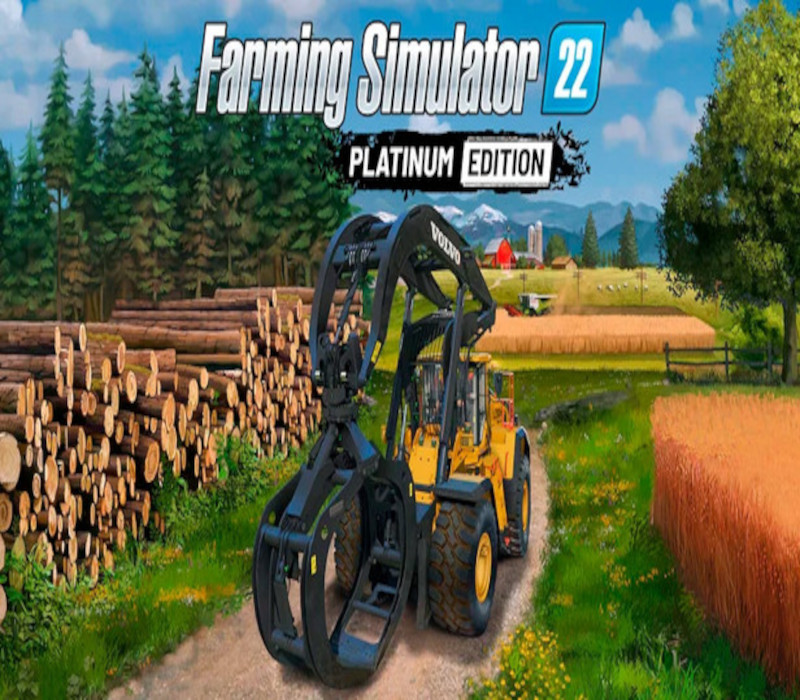 Farming Simulator 22 Platinum Edition EU PC Steam CD Key Logo