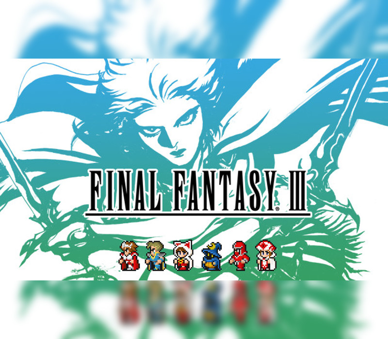 Final Fantasy III Pixel Remaster PC Steam CD Key Logo