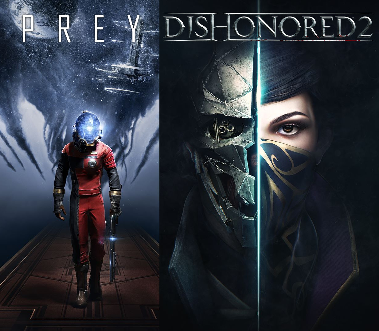 Prey and Dishonored 2 Bundle PC Steam CD Key Logo