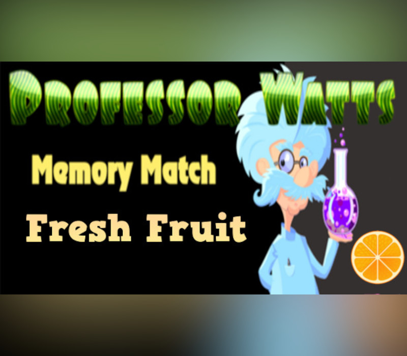 Professor Watts Memory Match Fresh Fruit PC Steam CD Key Logo