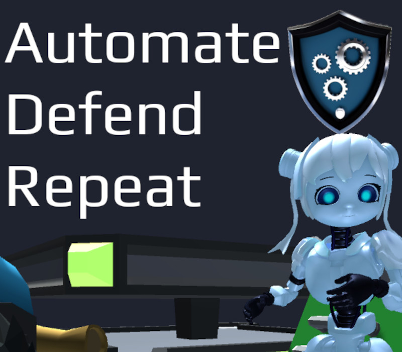 Automate Defend Repeat PC Steam CD Key Logo