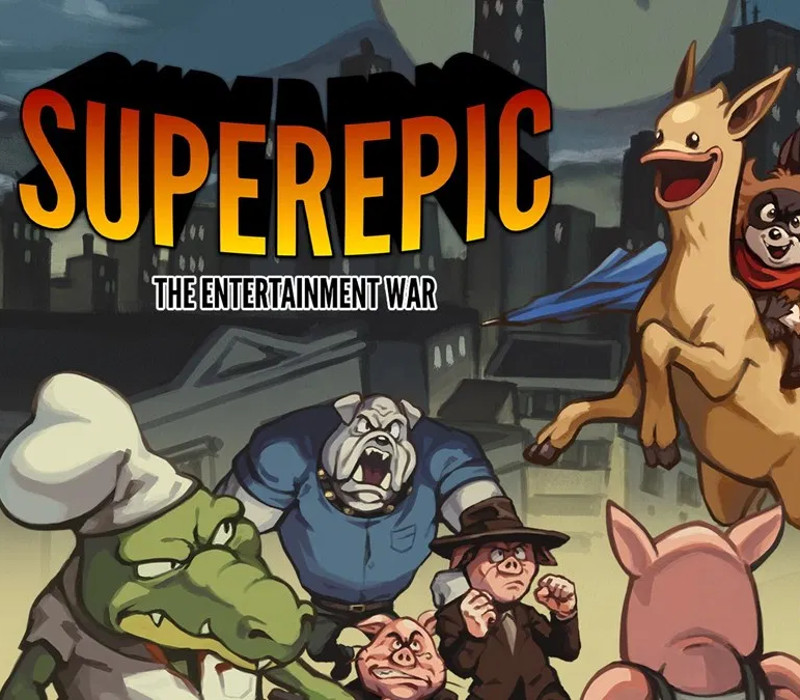 SuperEpic: The Entertainment War Steam CD Key Logo