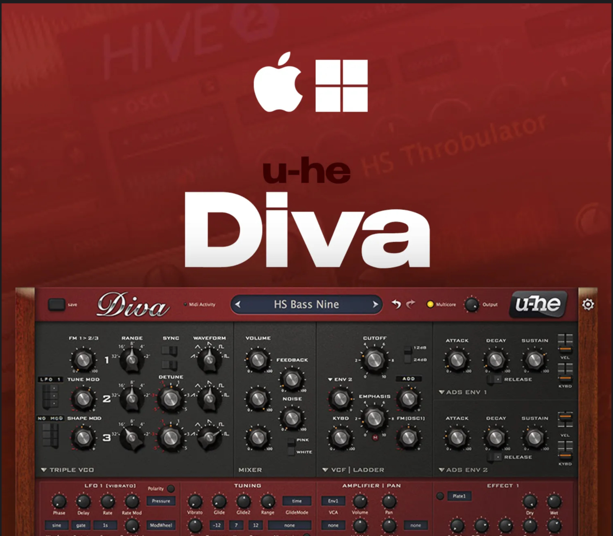 u-he Diva PC/MAC Key Logo