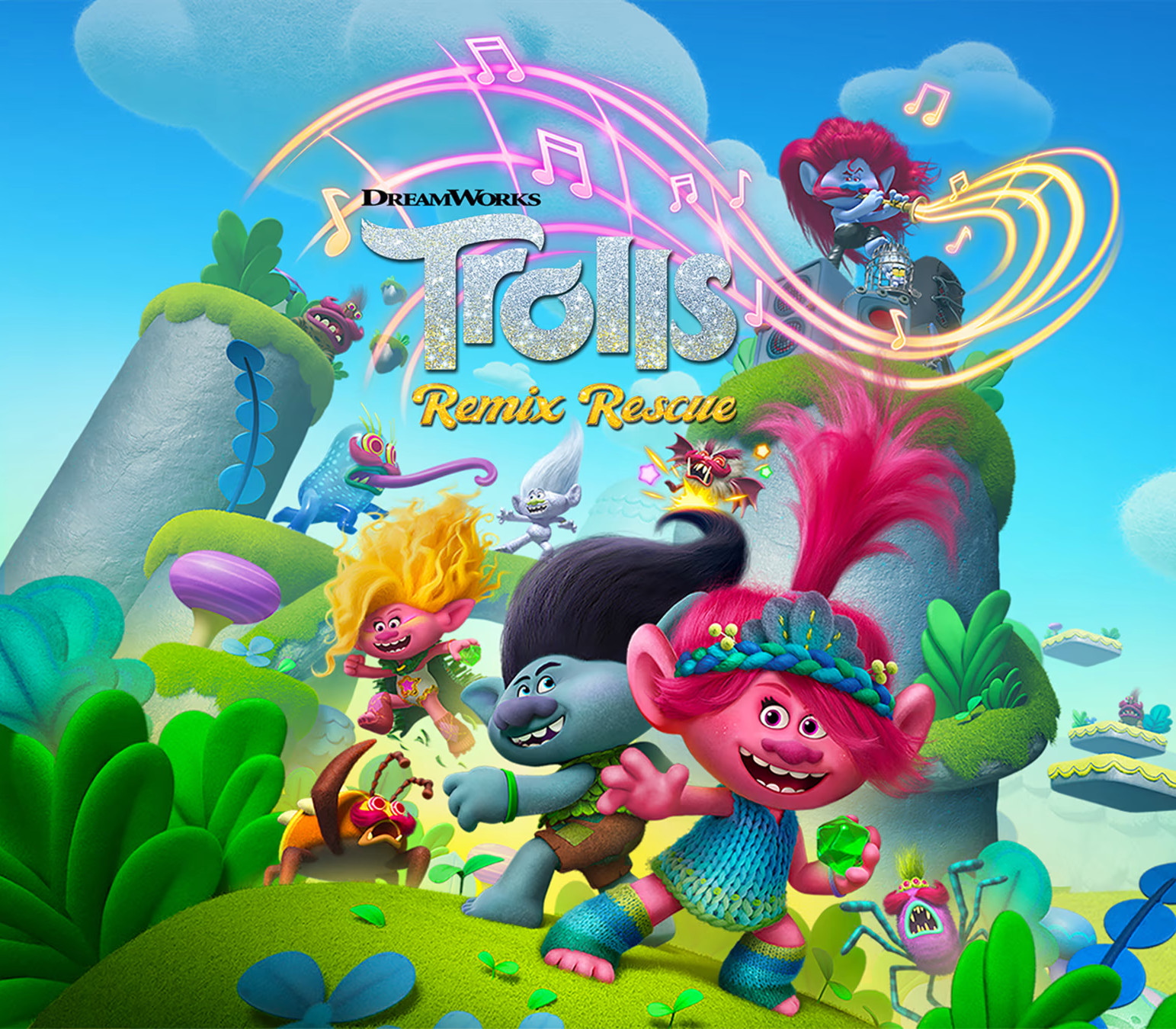 DreamWorks Trolls Remix Rescue PC Steam CD Key Logo